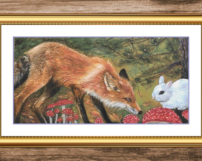 Fox Magic | Anchor Cross Stitch Pattern | Three Counted PDF Charts in Instant Download | Happy Stitching and Thanks for Visiting!