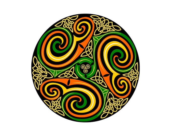Cross Stitch Pattern | Celtic Celts Circle | DMC Colors | Counted Needlepoint Chart | Digital Download Shop | Modern Wall Decor | PDF