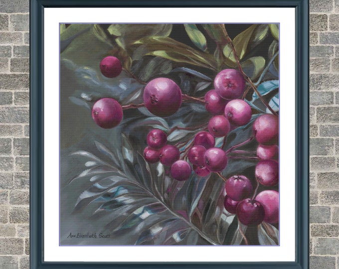 Winterberry | Anchor Museum Quality Pattern | Three Counted PDF Charts in Instant Download | Happy Stitching and Thanks for Visiting!