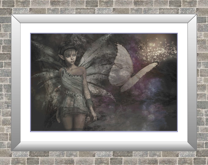 Escape into Your Fantasy | DMC Cross Stitch Pattern | Three Counted PDF Charts in Instant Download and Stitch Today!