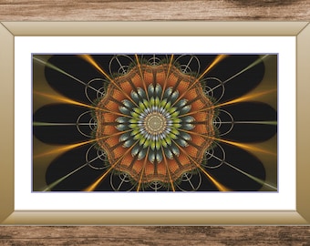 Fractal 3 | DMC Cross Stitch Pattern | Three Counted PDF Charts in Instant Download | Happy Stitching and Thanks for Visiting!