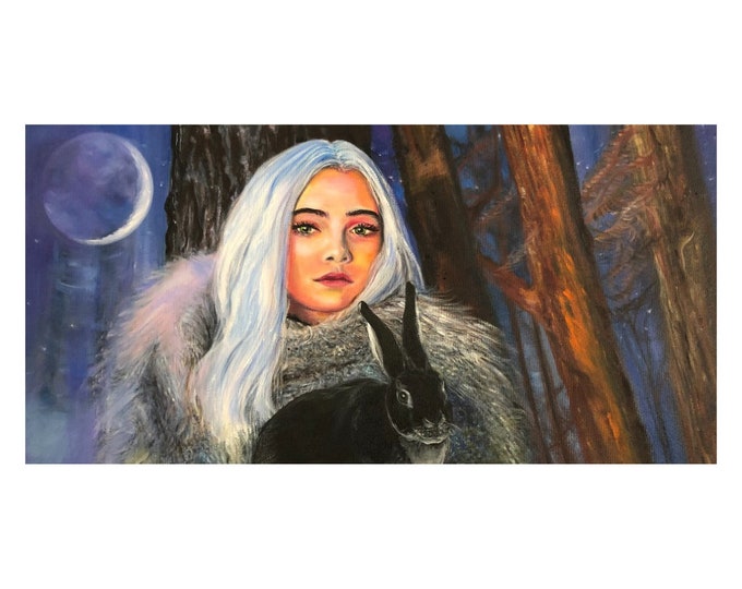 Ciri in Winter | DMC Cross Stitch Quality Design | PDF Pattern | Three Counted Charts in Instant Download