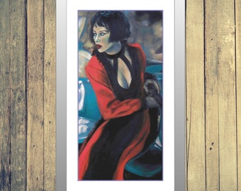 Blade Runner Woman 2 | Anchor Cross Stitch Pattern | Three Counted PDF Charts in Instant Download | Happy Stitching and Thanks for Visiting!