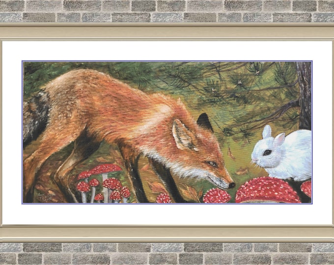 Fox Magic | DMC Cross Stitch Pattern | Three Counted PDF Charts in Instant Download | Happy Stitching and Thanks for Visiting!