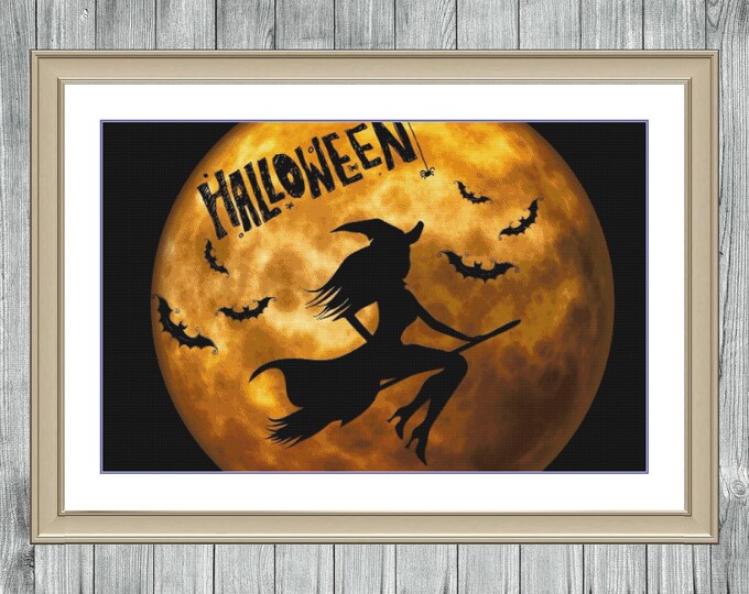 Halloween 2 | DMC Cross Stitch Pattern | Three Counted PDF Charts in Instant Download | Happy Stitching and Thanks for Visiting!