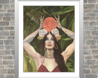 The High Priestess | Anchor Cross Stitch Pattern | Three Counted PDF Charts in Instant Download | Happy Stitching and Thanks for Visiting!