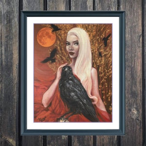 October Witch | DMC Cross Stitch Museum Quality Pattern | Three Counted PDF Charts in Instant Download and Stitch Today!