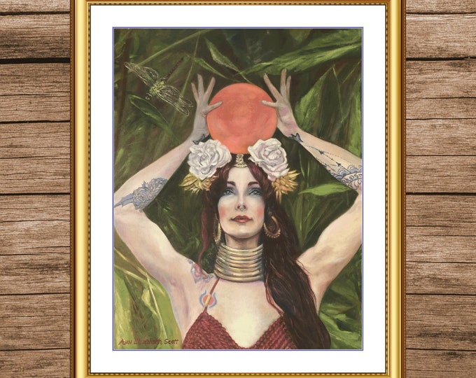 The High Priestess | DMC Cross Stitch Pattern | Three Counted PDF Charts in Instant Download | Happy Stitching and Thanks for Visiting!