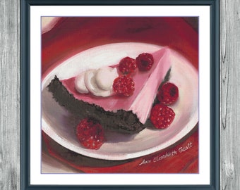 Raspberry Desire | Anchor Cross Stitch Pattern | Three Counted PDF Charts in Instant Download | Happy Stitching and Thanks for Visiting!