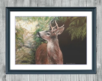 Winter Buck | Anchor Cross Stitch Pattern | Three Counted PDF Charts in Instant Download | Happy Stitching and Thanks for Visiting!