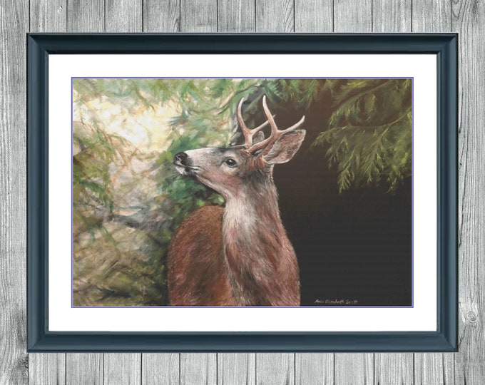 Winter Buck | Anchor Cross Stitch Pattern | Three Counted PDF Charts in Instant Download | Happy Stitching and Thanks for Visiting!