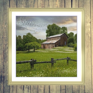 Old Barn | DMC Cross Stitch Pattern | Three Counted PDF Charts in Instant Download | Happy Stitching and Thanks for Visiting!