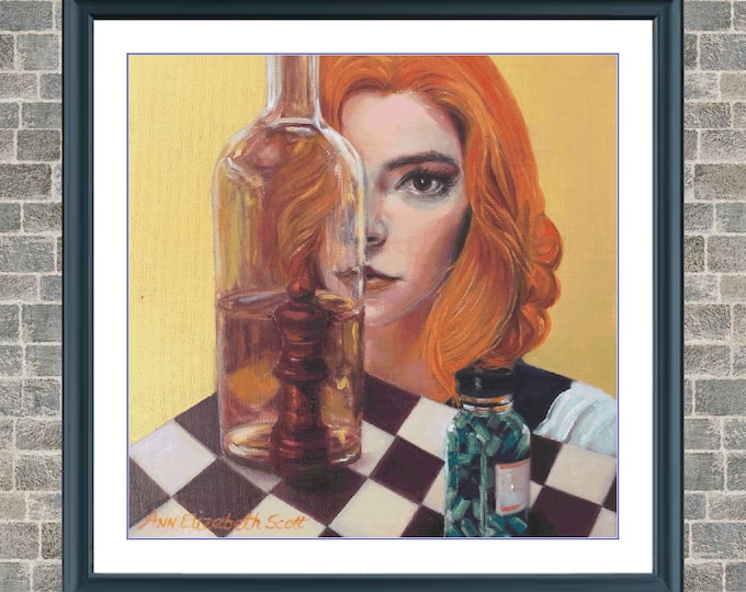 Queen's Gambit | DMC Cross Stitch Pattern | Three Counted PDF Charts in Instant Download | Happy Stitching and Thanks for Visiting!