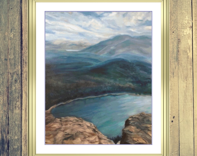 Rattlesnake Ledge | Anchor Cross Stitch Museum Quality Pattern | Three Counted PDF Charts in Instant Download and Stitch Today!