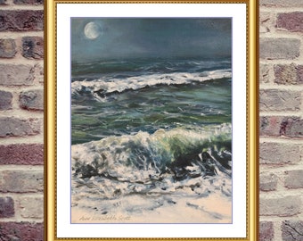 Ocean Waves | DMC Cross Stitch Pattern | Three Counted PDF Charts in Instant Download | Happy Stitching and Thanks for Visiting!