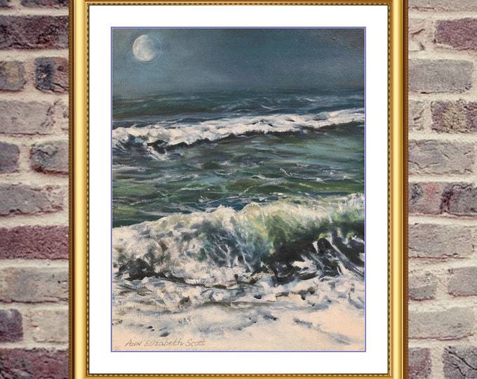 Ocean Waves | DMC Cross Stitch Pattern | Three Counted PDF Charts in Instant Download | Happy Stitching and Thanks for Visiting!