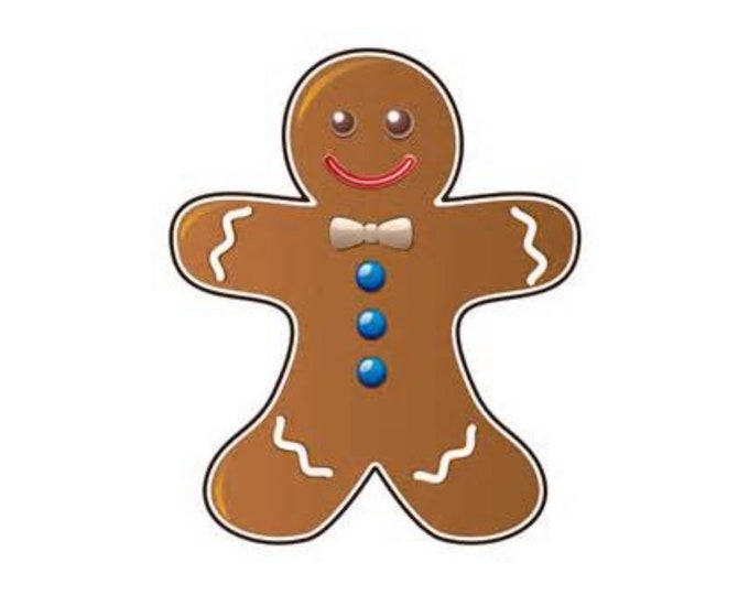 Gingerbread Man | DMC Cross Stitch Quality Design | PDF Pattern | Three Counted Charts in Instant Download