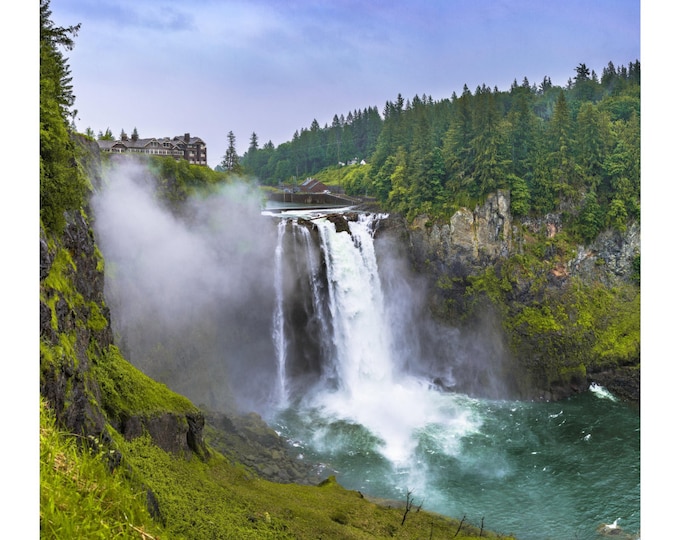 Snoqualmie Falls | Anchor Cross Stitch Museum Quality Design | PDF Pattern | Three Counted Charts in Instant Download