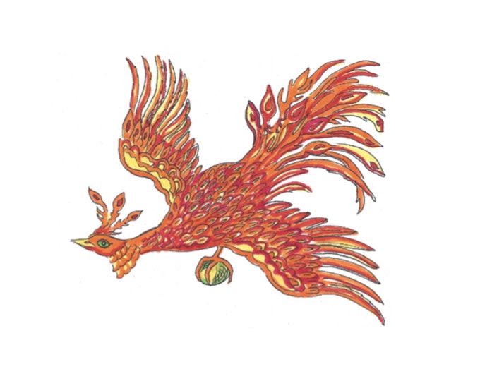 Firebird | Anchor Cross Stitch Quality Design | PDF Pattern | Three Counted Charts in Instant Download