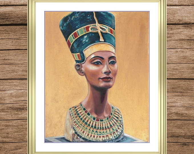 Gold Nefertiti | Anchor Cross Stitch Museum Quality Pattern | Three Counted PDF Charts in Instant Download and Stitch Today!