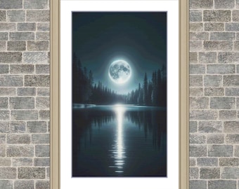 Reflections | Anchor Cross Stitch Pattern | Three Counted PDF Charts in Instant Download | Happy Stitching and Thanks for Visiting!