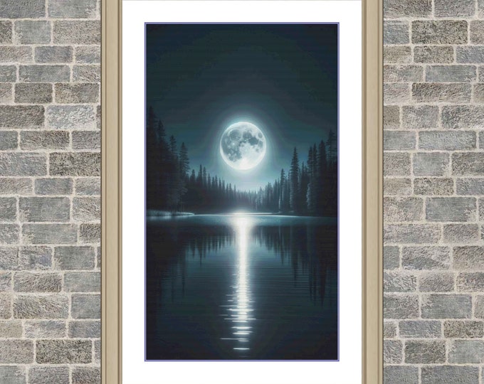 Reflections | Anchor Cross Stitch Pattern | Three Counted PDF Charts in Instant Download | Happy Stitching and Thanks for Visiting!