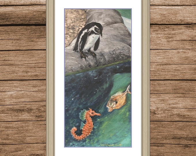 Aquatic Adventures | DMC Cross Stitch Pattern | Three Counted PDF Charts in Instant Download | Happy Stitching and Thanks for Visiting!