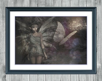Escape into Your Fantasy | Anchor Cross Stitch Pattern | Three Counted PDF Charts in Instant Download | Happy Stitching!