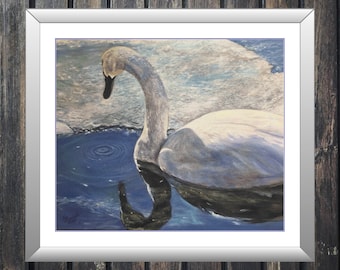 Swan Lake | Anchor Cross Stitch Pattern | Three Counted PDF Charts in Instant Download