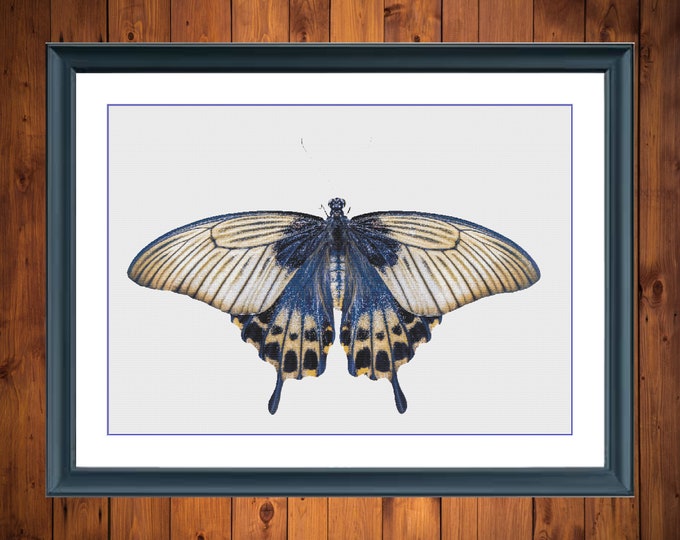 Butterfly 5 | Anchor Cross Stitch Pattern | Three Counted PDF Charts in Instant Download | Happy Stitching and Thanks for Visiting!