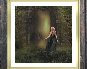Fantasy Portal | Anchor Cross Stitch Pattern | Three Counted PDF Charts in Instant Download | Happy Stitching and Thanks for Visiting!