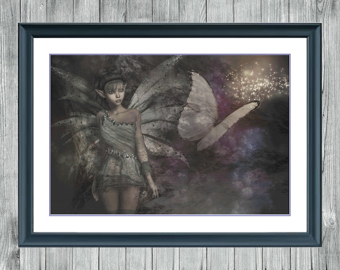 Escape into Your Fantasy | DMC Cross Stitch Museum Quality Pattern | Three Counted PDF Charts in Instant Download and Stitch Today!