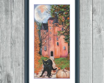 Black Cat Season | Anchor Cross Stitch Pattern | Three Counted PDF Charts in Instant Download | Happy Stitching and Thanks for Visiting!