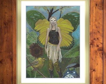 Butterfly Princess | DMC Cross Stitch Pattern | Three Counted PDF Charts in Instant Download | Happy Stitching and Thanks for Visiting!