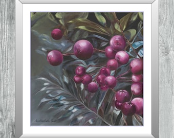 Winterberry | DMC Cross Stitch Pattern | Three Counted PDF Charts in Instant Download | Happy Stitching and Thanks for Visiting!