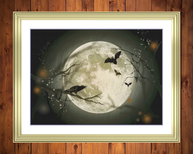 Halloween 1 | Anchor Cross Stitch Pattern | Three Counted PDF Charts in Instant Download | Happy Stitching and Thanks for Visiting!