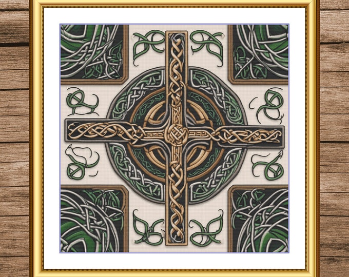 Celtic Stag | Anchor Cross Stitch Pattern | Three Counted PDF Charts in Instant Download | Happy Stitching and Thanks for Visiting!