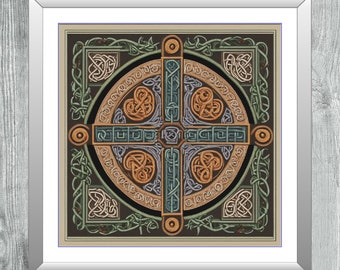 Celtic Knotwork | Anchor Cross Stitch Pattern | Three Counted PDF Charts in Instant Download | Happy Stitching and Thanks for Visiting!