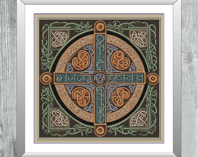Celtic Knotwork | Anchor Cross Stitch Pattern | Three Counted PDF Charts in Instant Download | Happy Stitching and Thanks for Visiting!