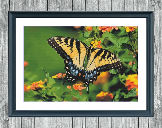 Butterfly 9 | Anchor Cross Stitch Pattern | Three Counted PDF Charts in Instant Download | Happy Stitching and Thanks for Visiting!