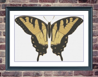 Butterfly 2 | Anchor Cross Stitch Pattern | Three Counted PDF Charts in Instant Download | Happy Stitching and Thanks for Visiting!