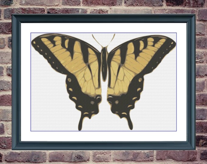 Butterfly 2 | Anchor Cross Stitch Pattern | Three Counted PDF Charts in Instant Download | Happy Stitching and Thanks for Visiting!