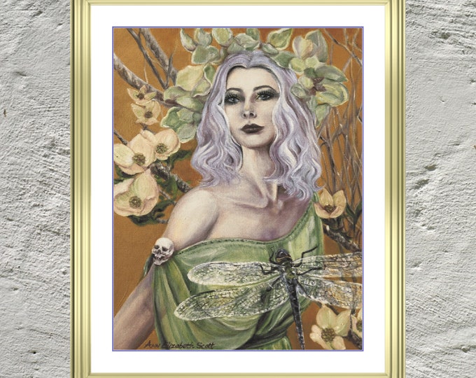 Green Fairy | Anchor Cross Stitch Pattern | Three Counted PDF Charts in Instant Download | Happy Stitching and Thanks for Visiting!