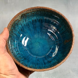 Unique pottery bowl. ceramic jewelry  bowl.