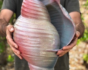 Giant pottery seashell