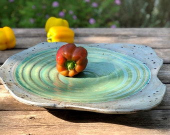 Extra large ceramic serving dish, fruit bowl.