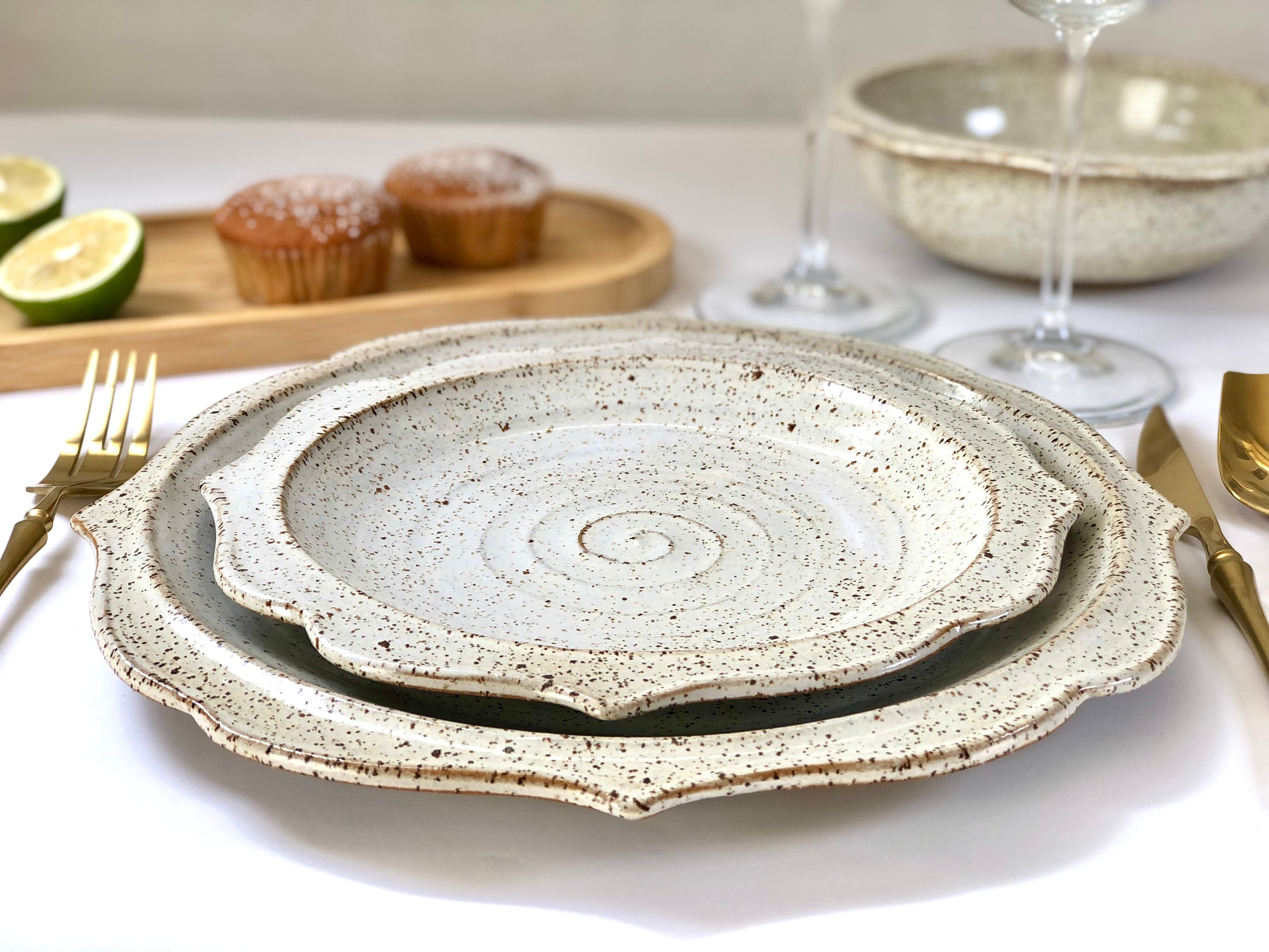 Rustic clearance white dishes
