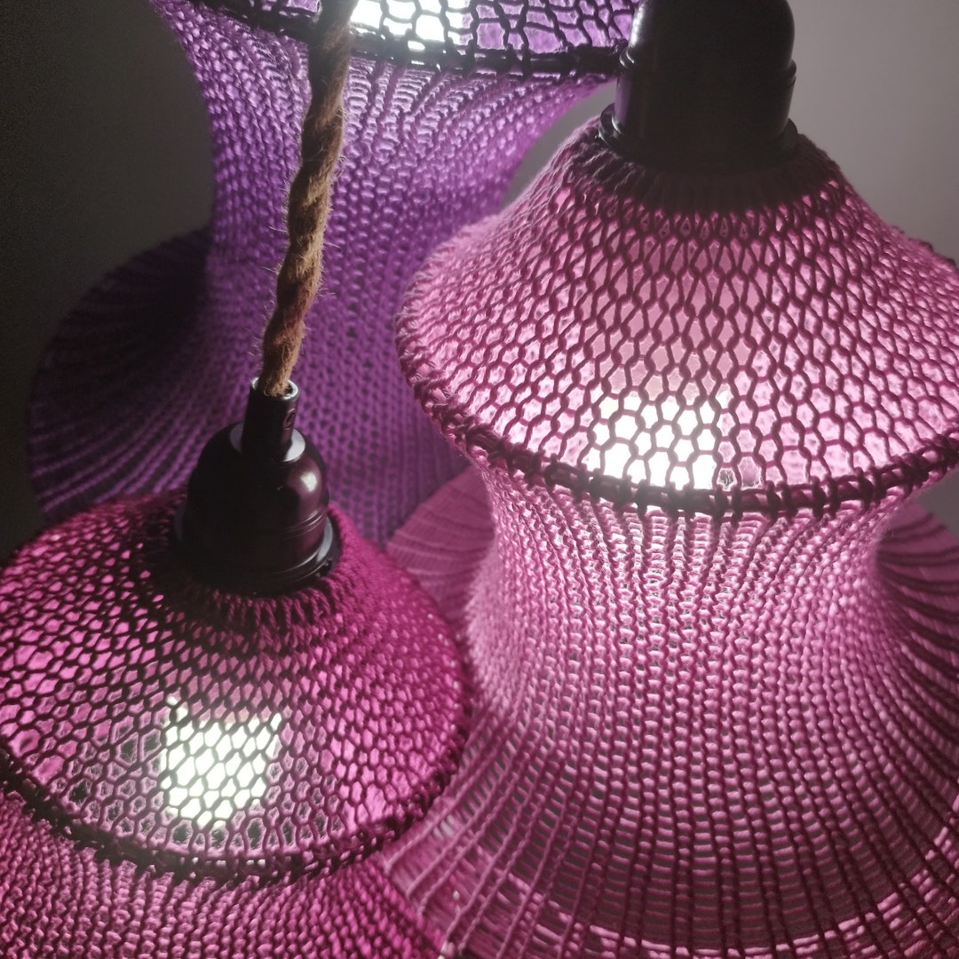 Handcrafted Purple Suspension Colonial Pink Suspension Etsy