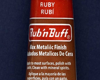 Ruby 76334W ~ Amaco Rub 'N Buff Uncarded Wax Metallic Finish Crafts