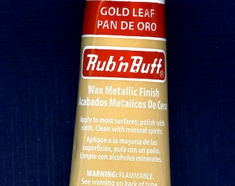 Gold Leaf 76302F ~ Amaco Rub 'N Buff Uncarded Wax Metallic Finish Crafts